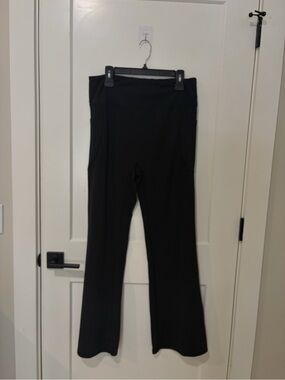 Black Womens Stretch Flare Pants XXL